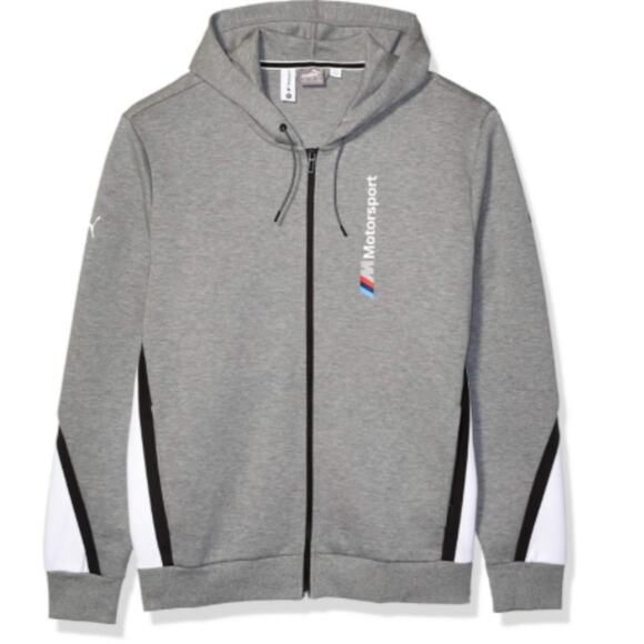 PUMA Men Bmw Motorsport Hooded Sweat Jacket sz XXL -- - Picture 14 of 17